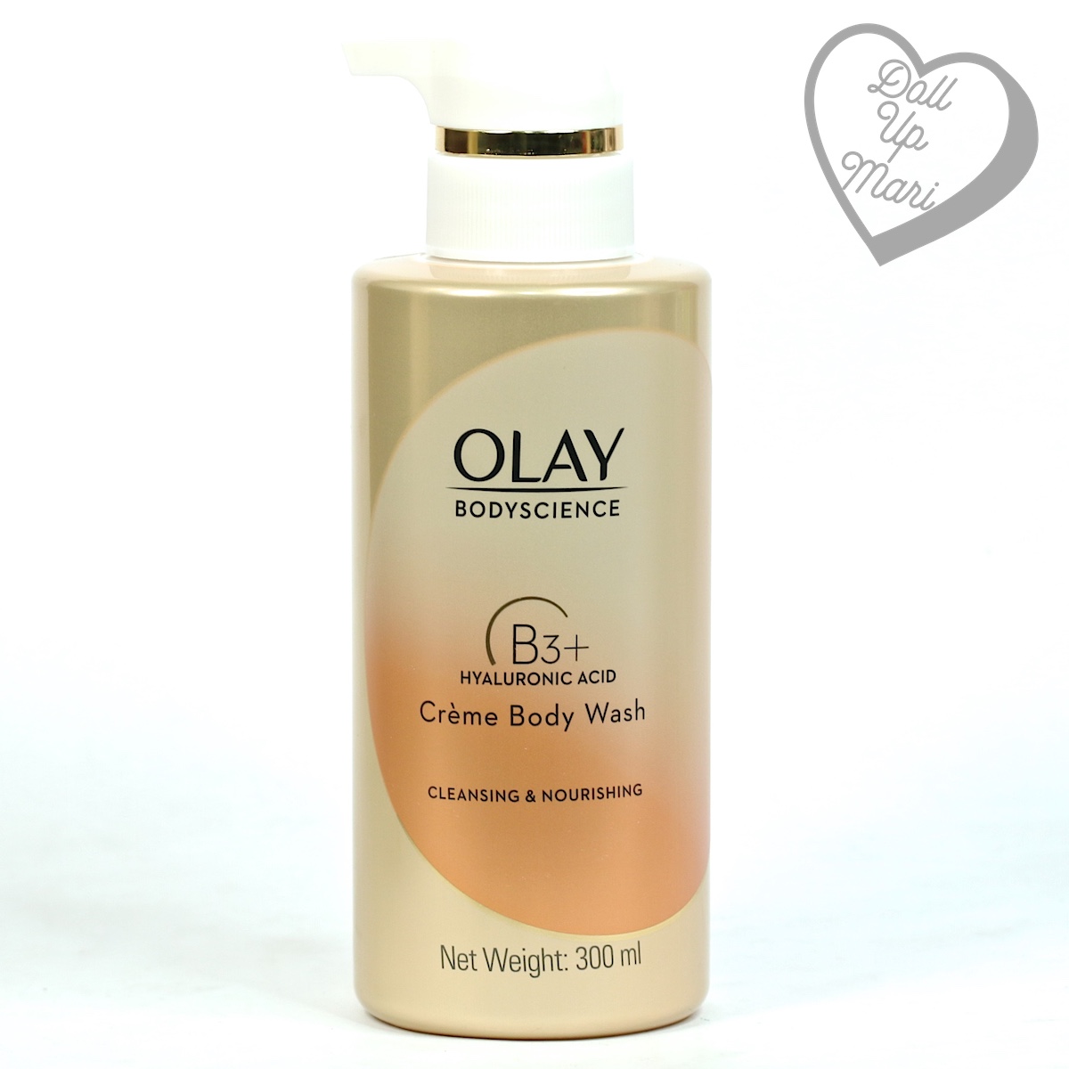 Olay BodyScience Crème Body Wash Cleansing and Nourishing with Hyaluronic Acid Pack shot