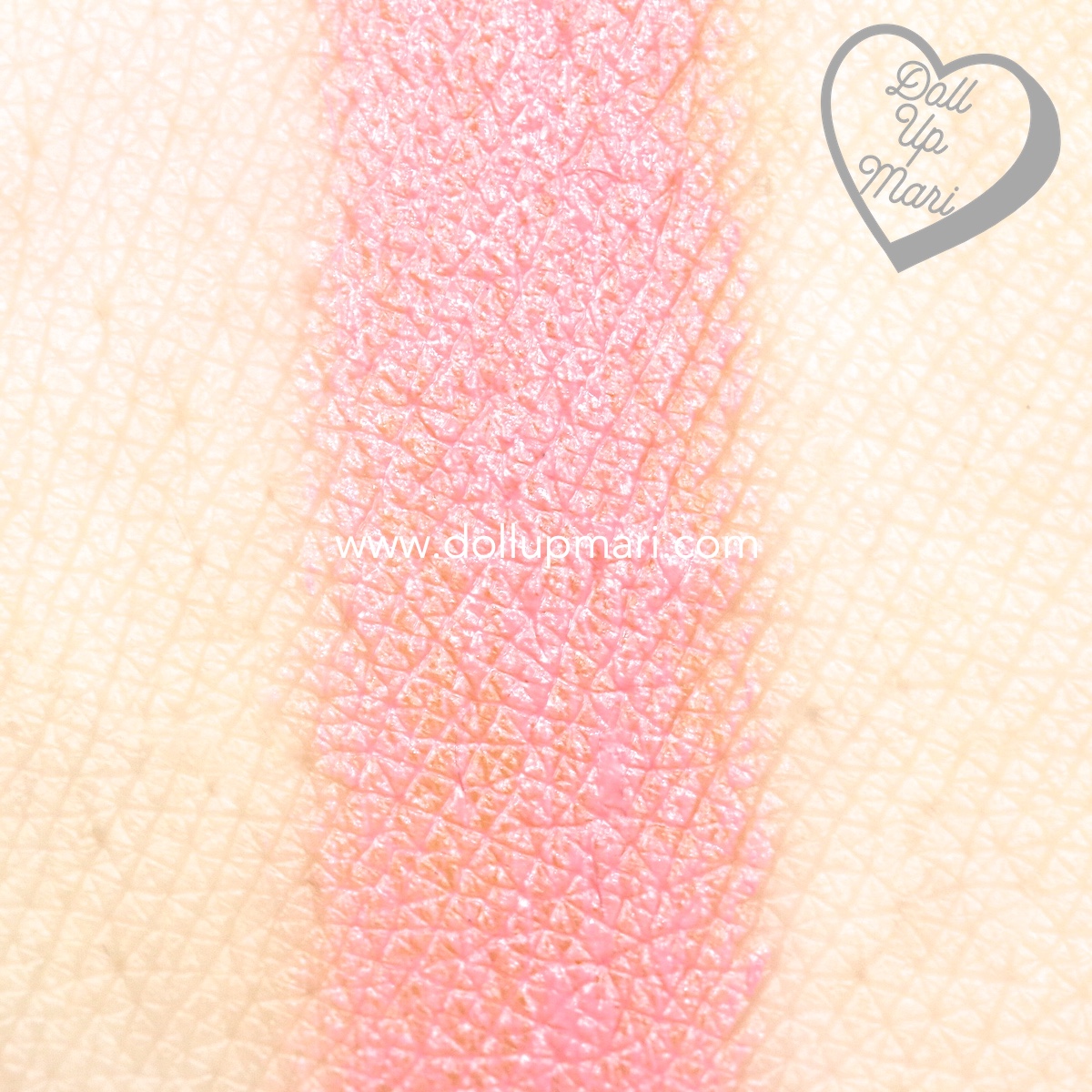 swatch of Pink Passion shade of AVON Perfectly Matte Lipstick
