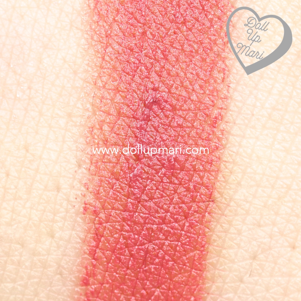 Swatch of Tempting Mauve shade of AVON Perfectly Matte Lipstick