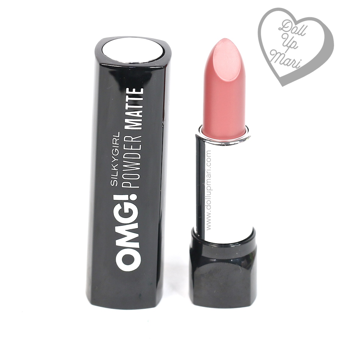 pack shot of Silkygirl OMG! Powder Matte Lipcolor Lipstick (05-Rosewood)